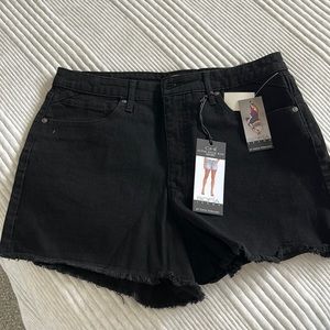 NWT High waisted black shorts